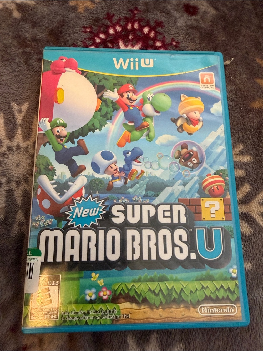 Nintendo New Super Mario Bros. U – Blue Cover Art